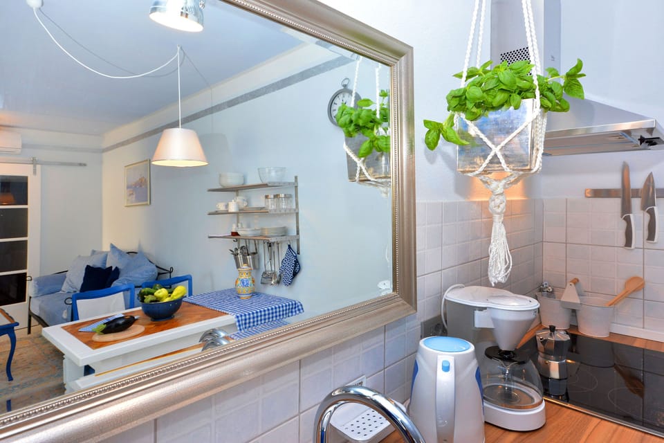 Apartment (A1) | Private kitchen | Fridge, oven, stovetop, dishwasher