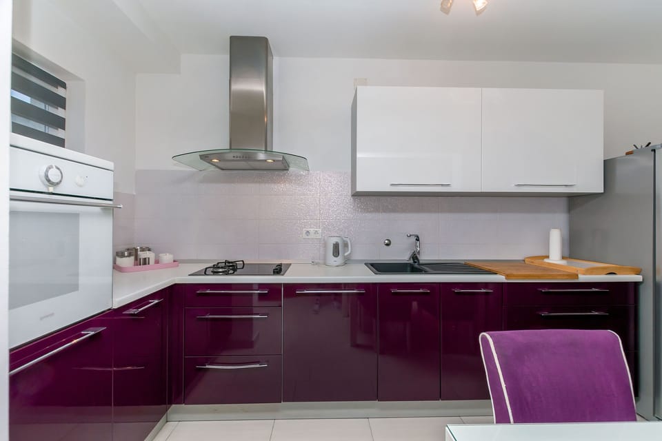 Apartment (A1) | Private kitchen | Fridge, oven, stovetop, dishwasher