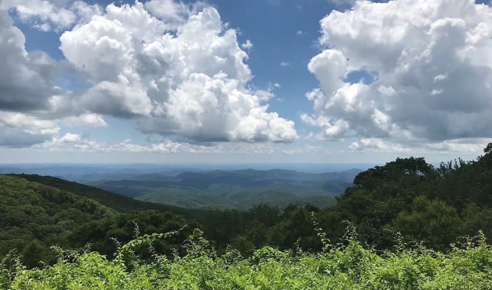 We are nestled in the mountains