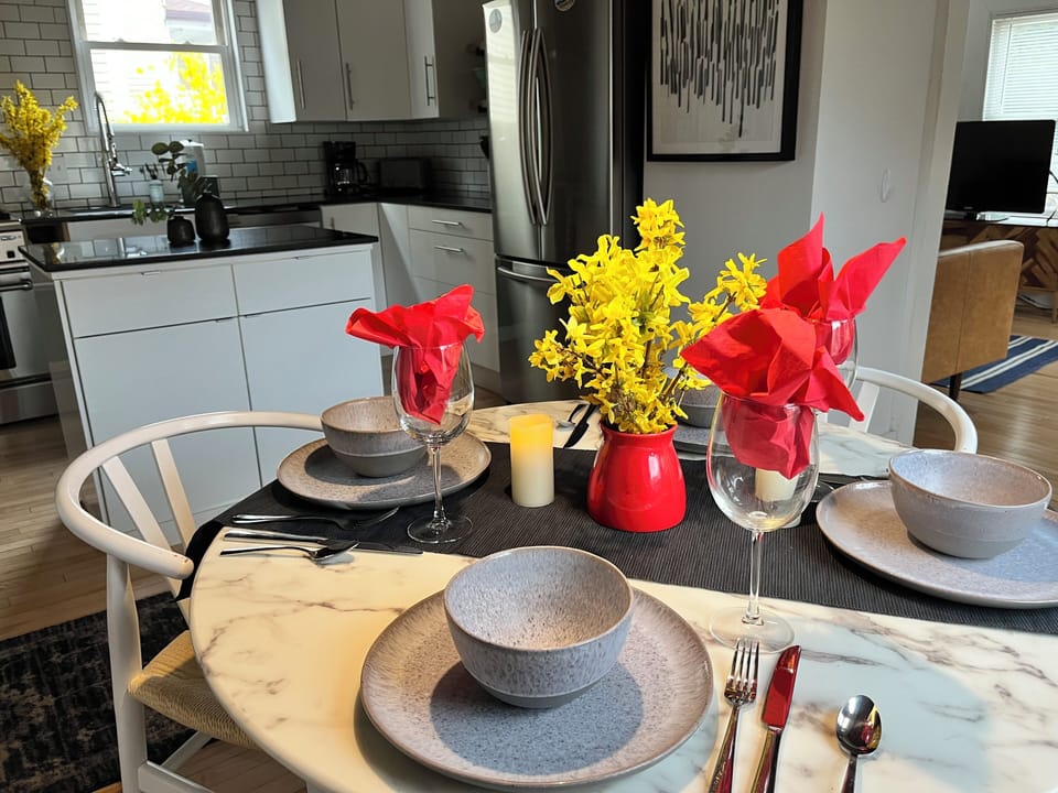 Cozy dining area