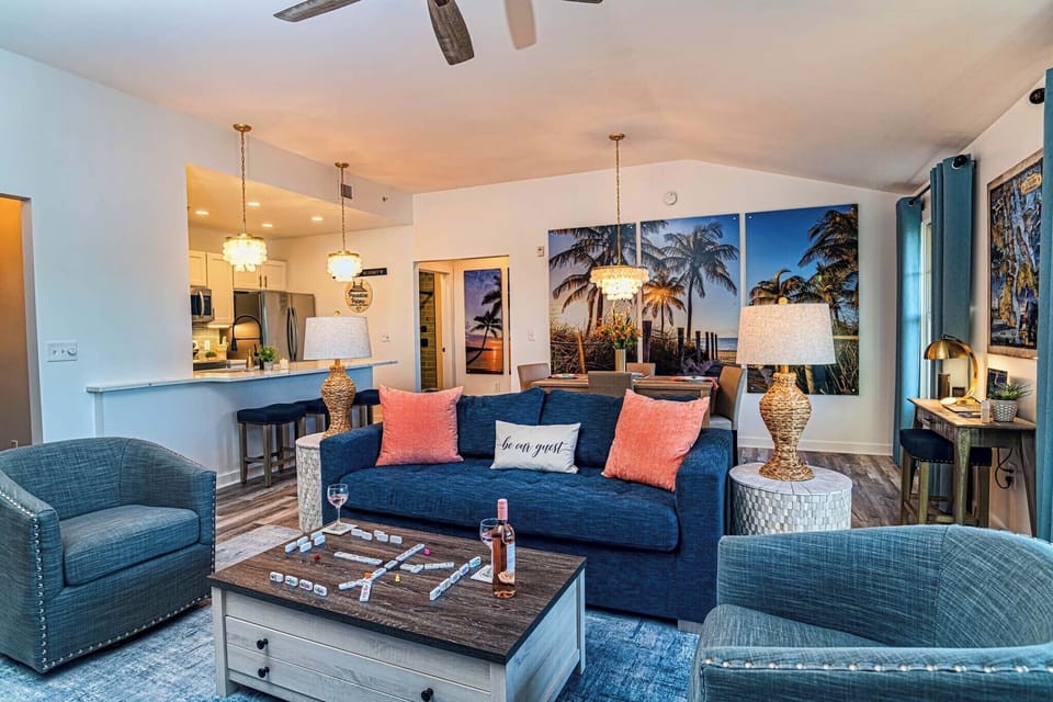 The easy open floorplan is perfect for gathering and creating special memories!