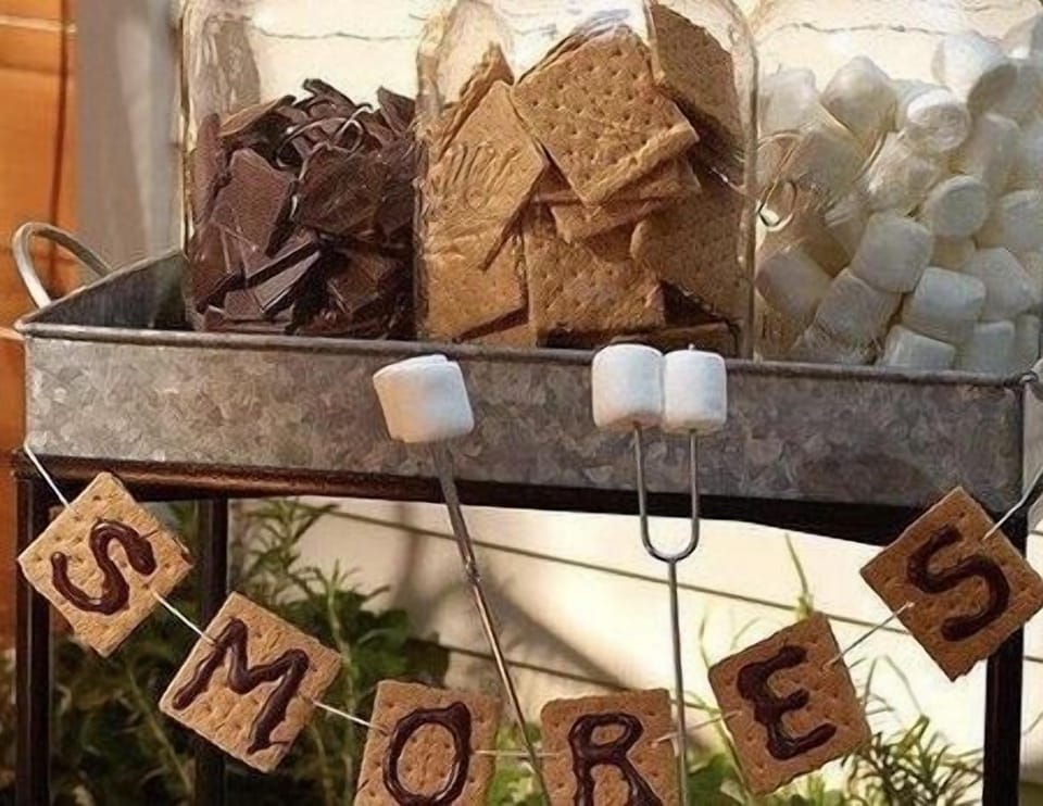 S’more fun at the fire pit. Ask host for cost & availability.