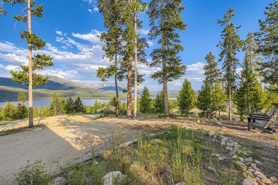 Mountain and Lake Views from the deck