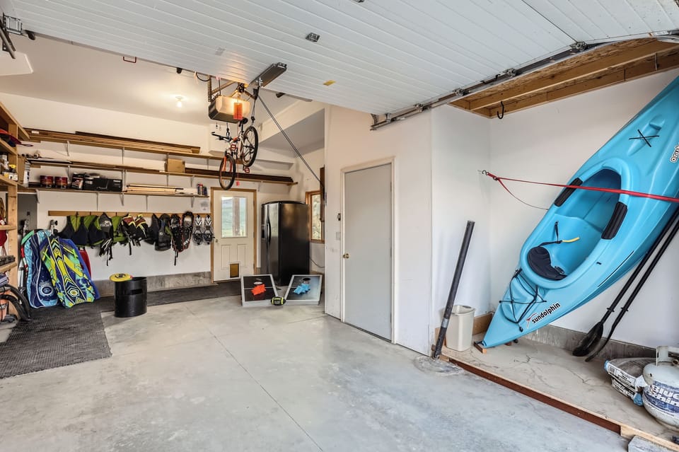 EV outlet, Kayaks, Snow Shoes, Bags, Frizbee toss and more!