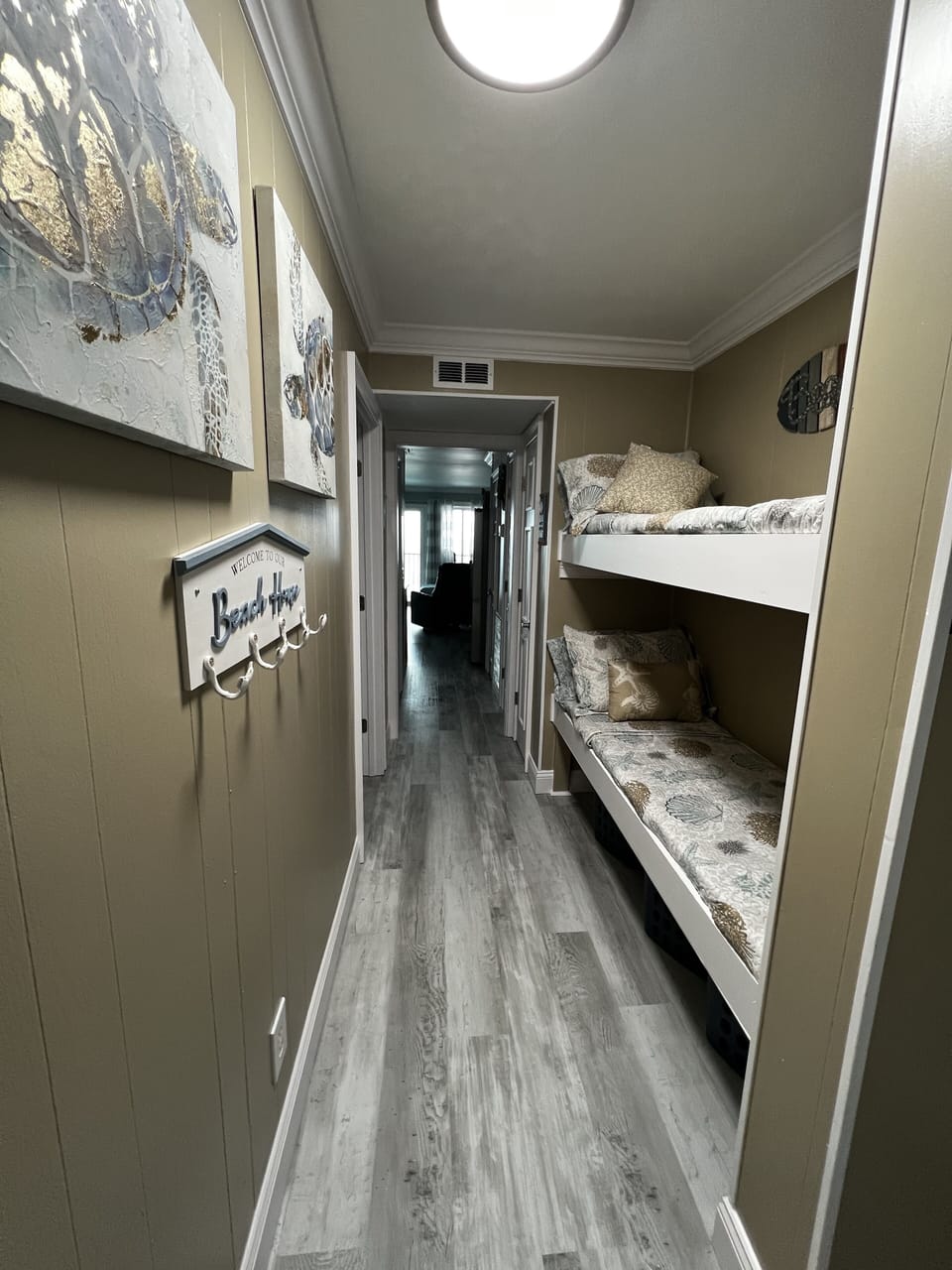 Entry with bunk beds
