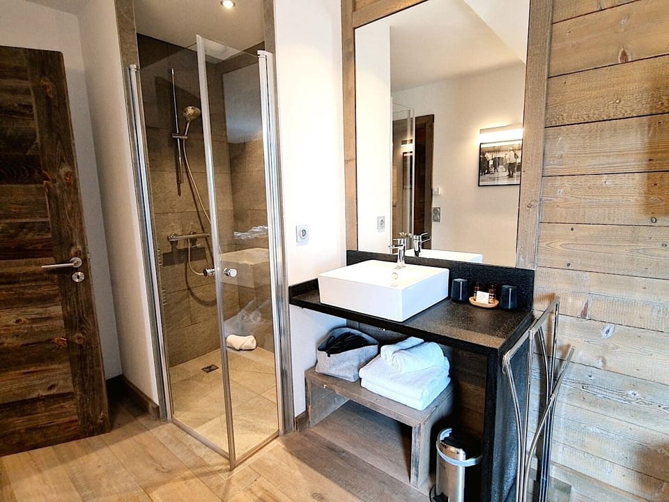 Bathroom in a bedroom