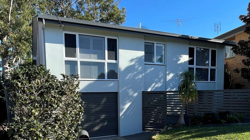 External view of the property.