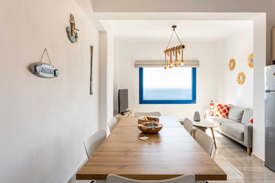 Dining area with seaviews