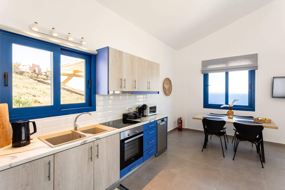 A kitchen with all the essentials for your cooking needs.