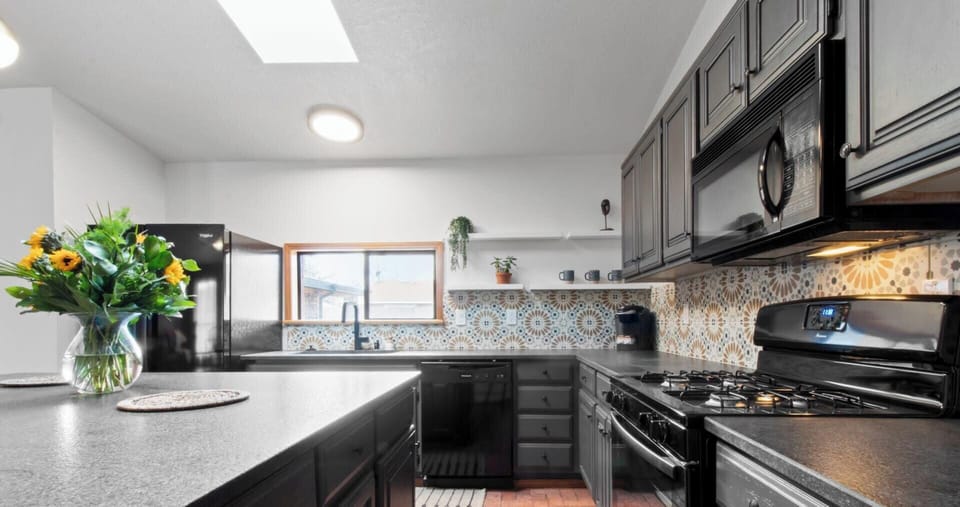 Beautifully appointed kitchenwith quality appliances