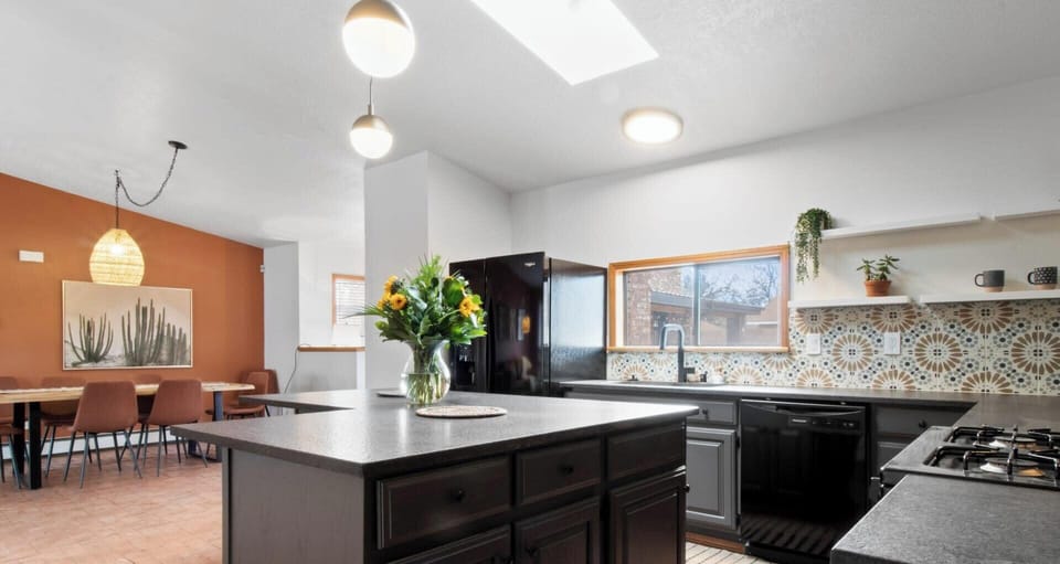 Fully stocked kitchen