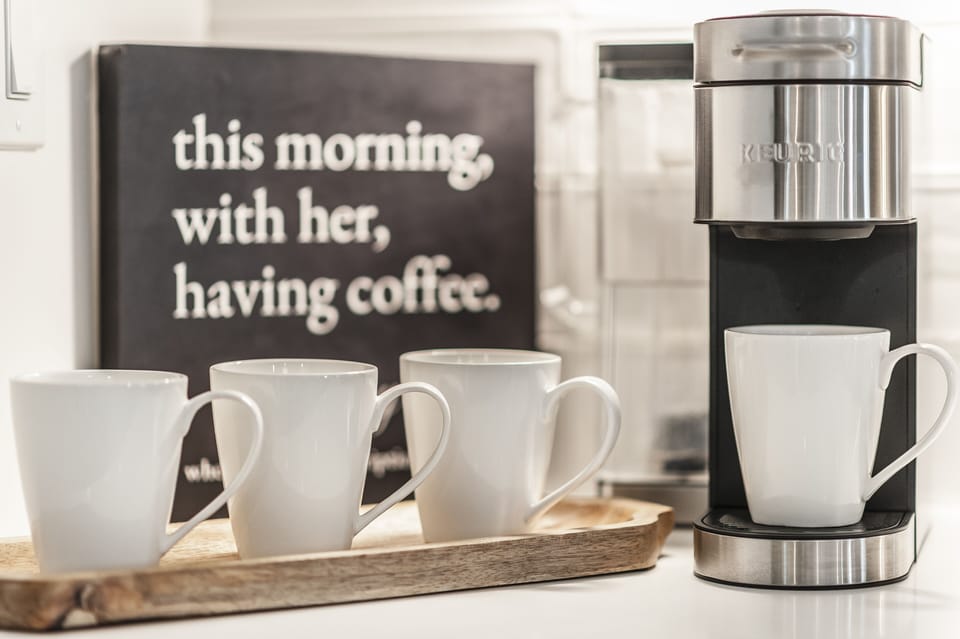 But first....Coffee! 