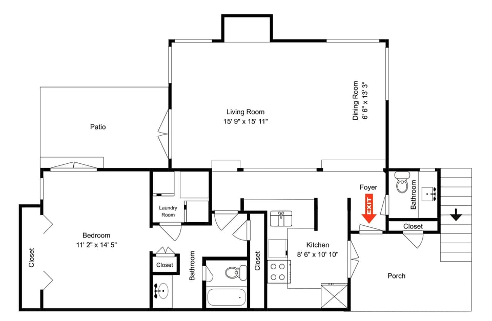 Condo (1 Bedroom) | Property amenity