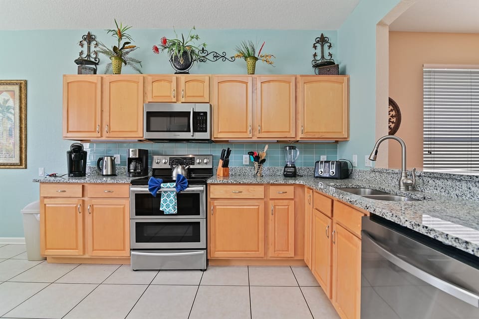 Kitchen full of amenities