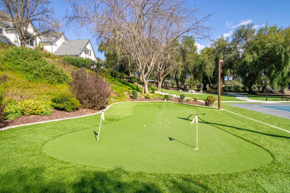 Enjoy putt-putt golf.