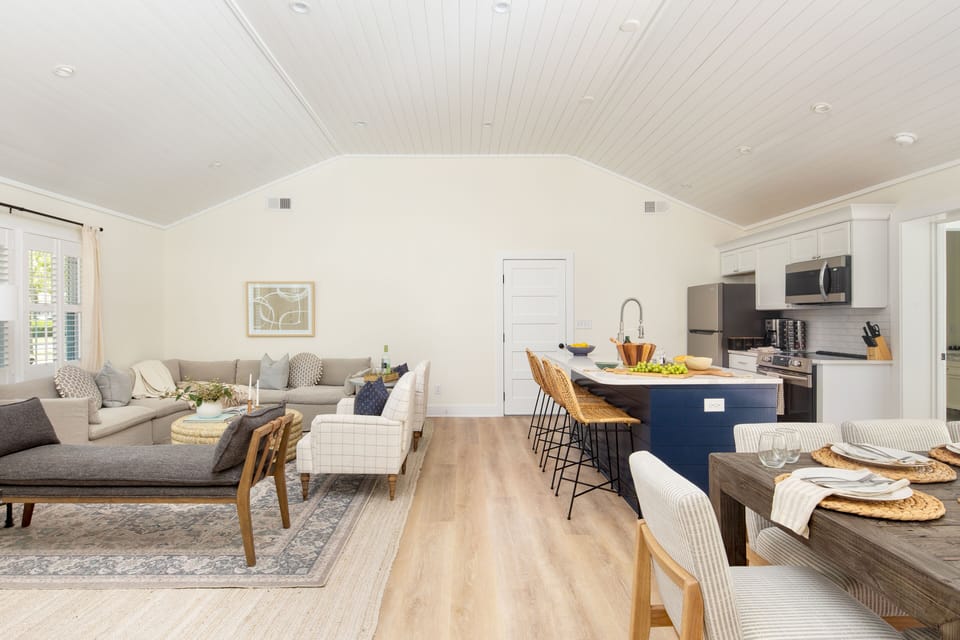 Spacious living area.