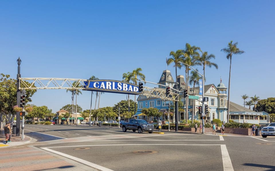 Downtown Carlsbad is within walking distance from property for dining and shops.