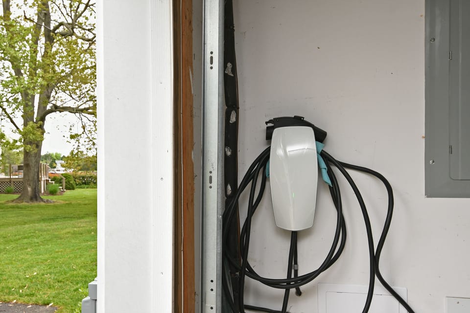 For your convenience, we have installed a TESLA charger & 240 NEMA EV charger