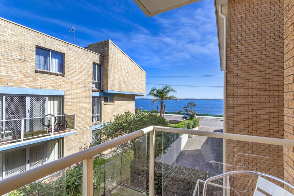 Private balcony off the main bedroom.