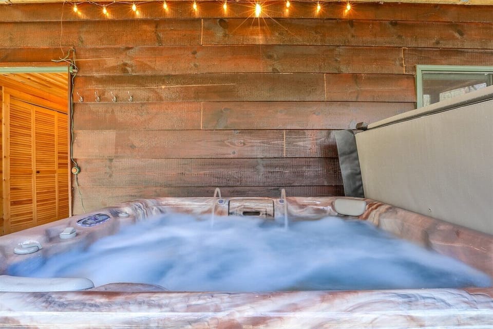 Hot tub area