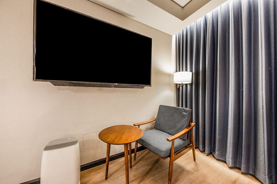 Premium Double Room, 1 King Bed, Non Smoking, City View | Premium bedding, down comforters, desk, laptop workspace