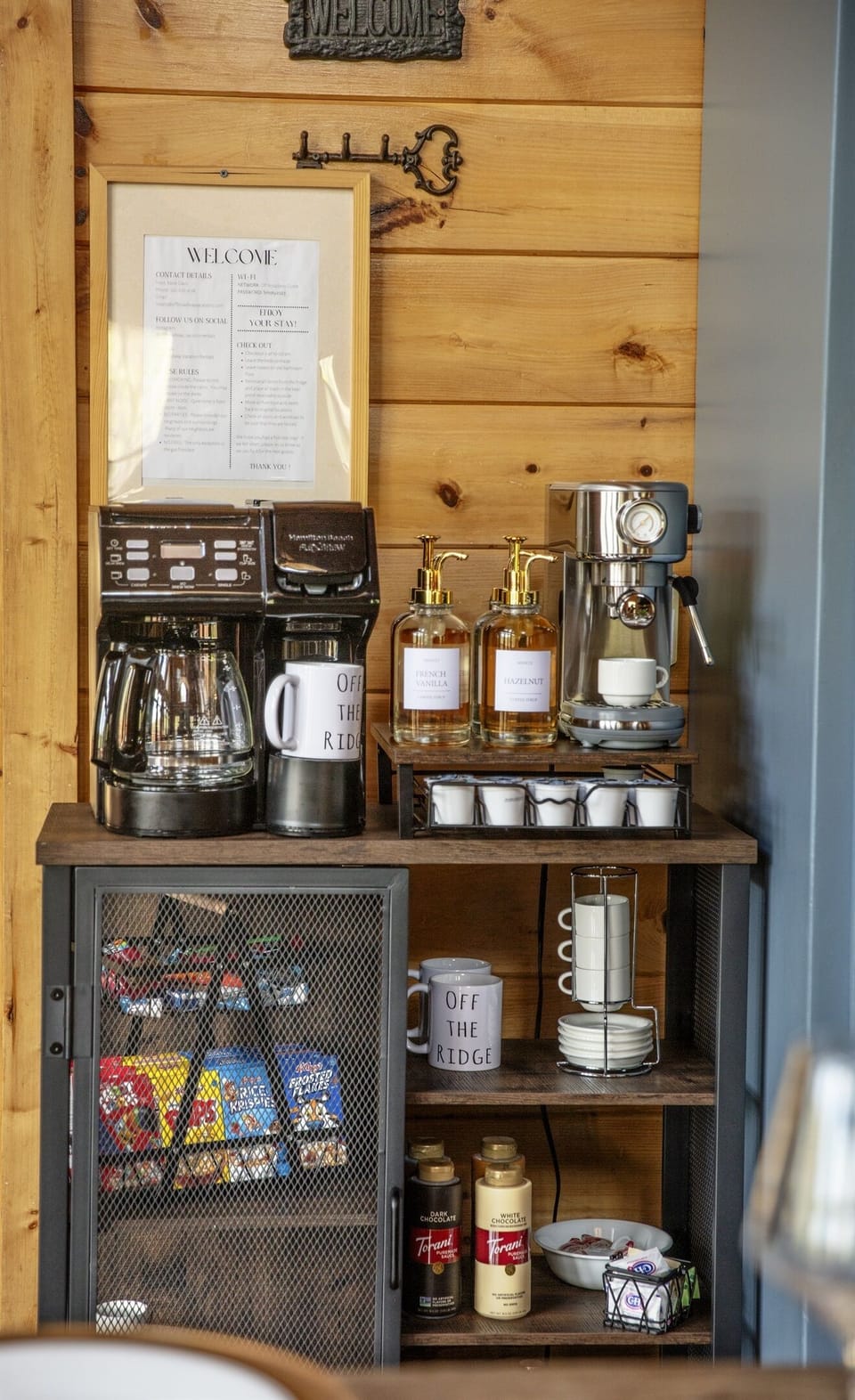 Wake up to our coffee and espresso bar