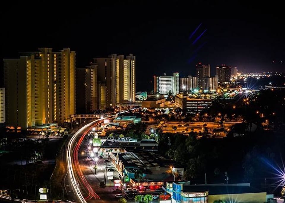 Take a night time drive along Front Beach Road & enjoy all PBC has to offer.
