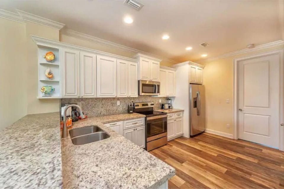 Fully Stocked Kitchen for creating yummy meals for the whole crew