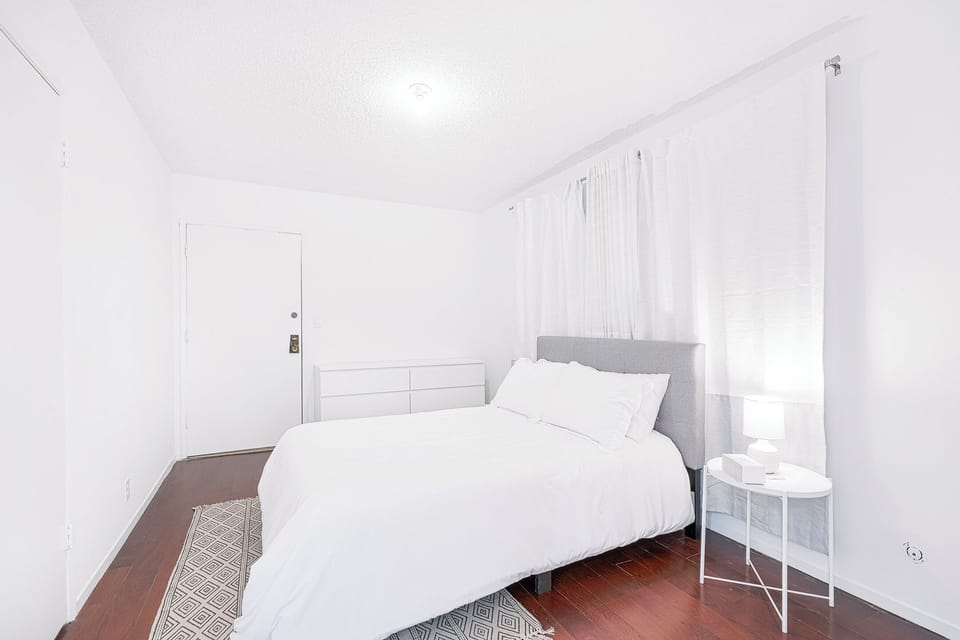 Discover tranquility in our generously sized bedroom. 