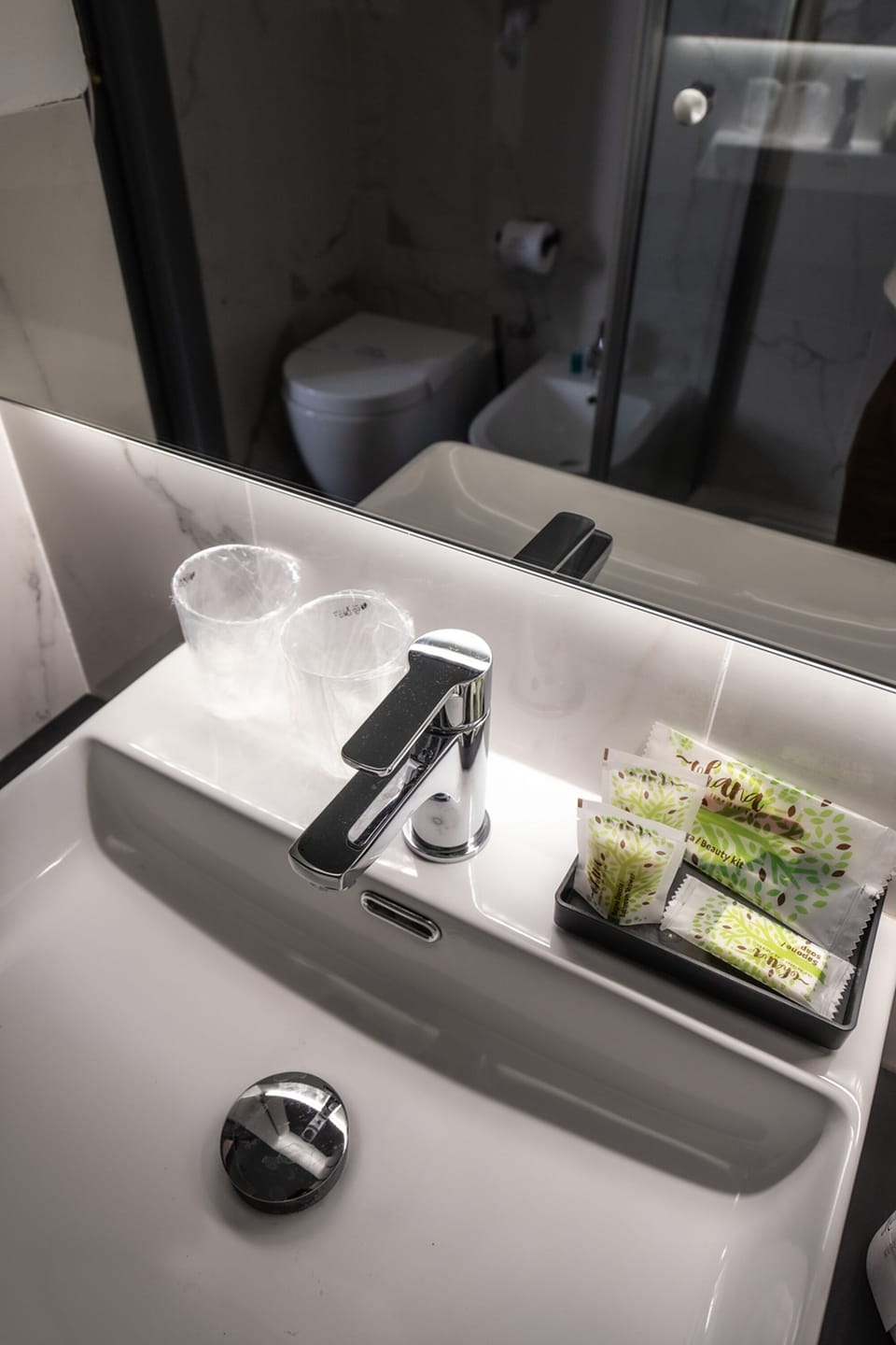 Standard Twin Room | Bathroom | Shower, rainfall showerhead, free toiletries, hair dryer