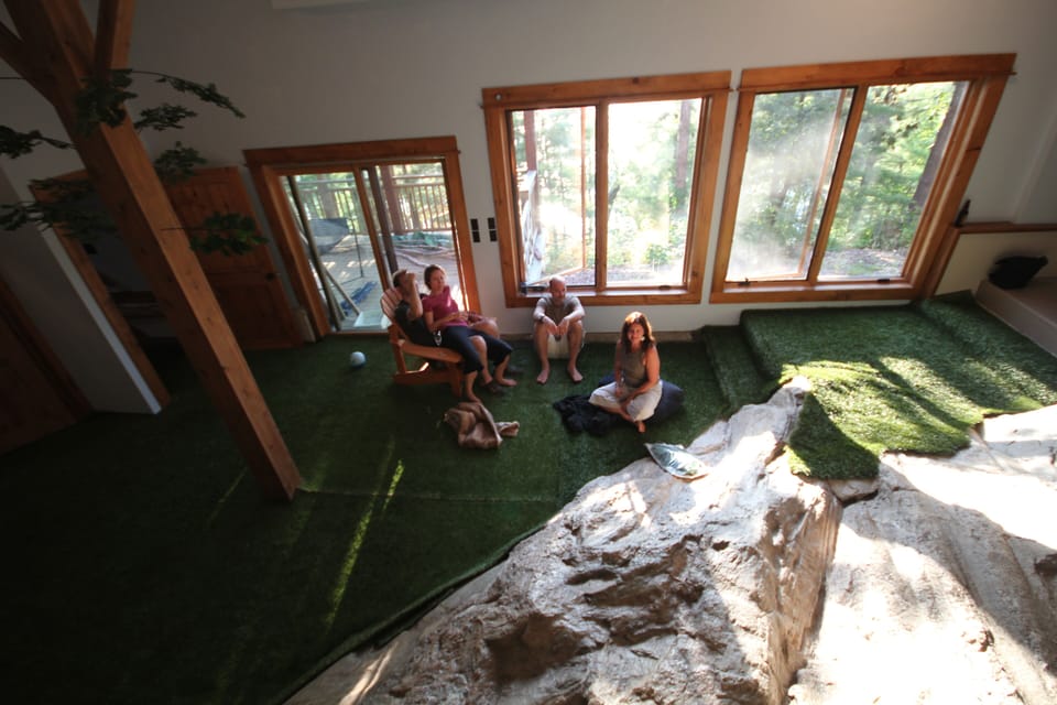 21 Basement "jumping rock"