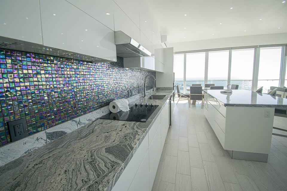 Open Kitchen with Incredible Ocean Views
