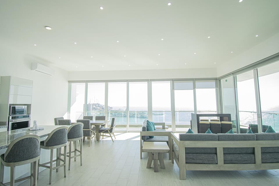 Large Open Living Space with Incredible Ocean views