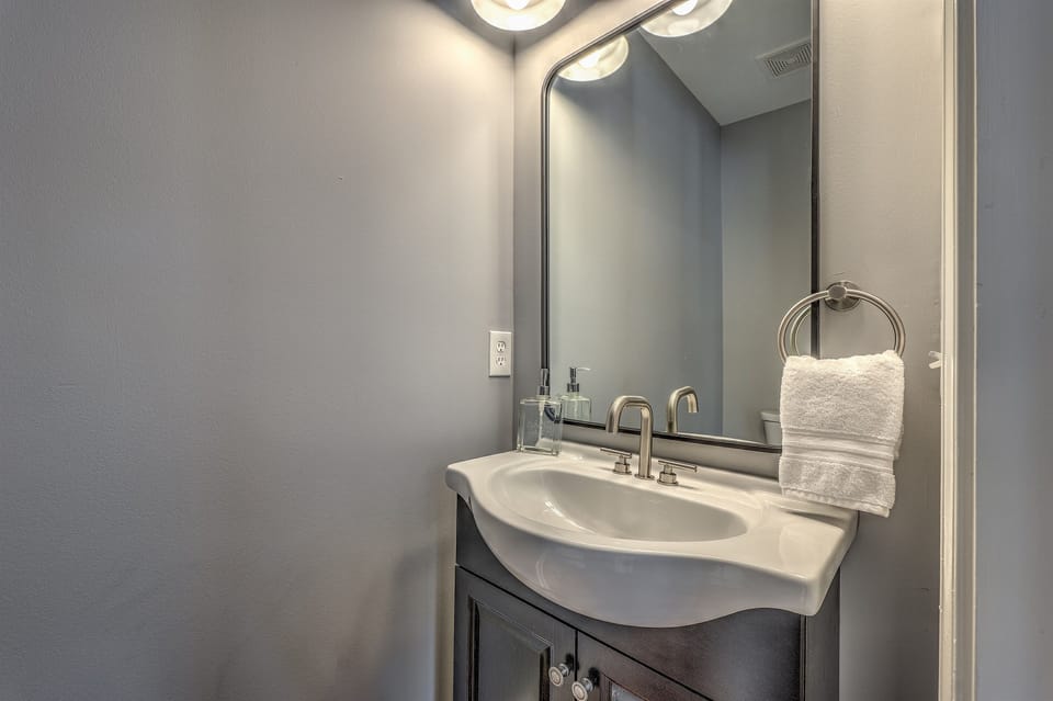 Main floor half bath