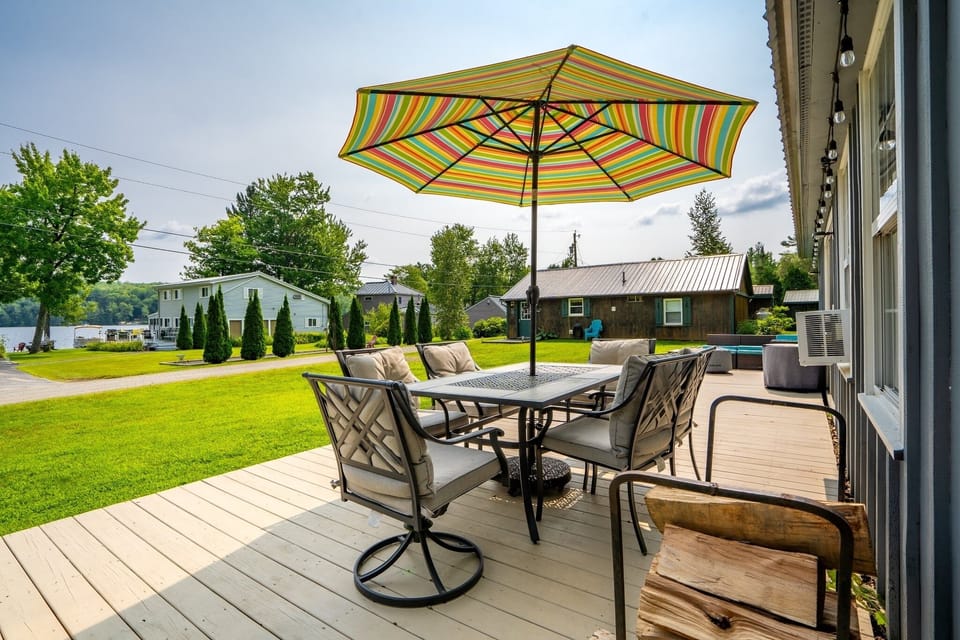 Outdoor seating for 6 and outdoor seating and firepit