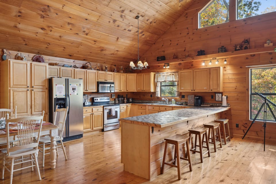 Cook like you're at home in the spacious kitchen!
