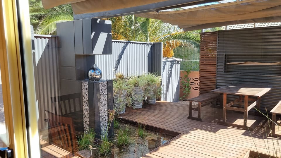 Deck Area with Water Feature