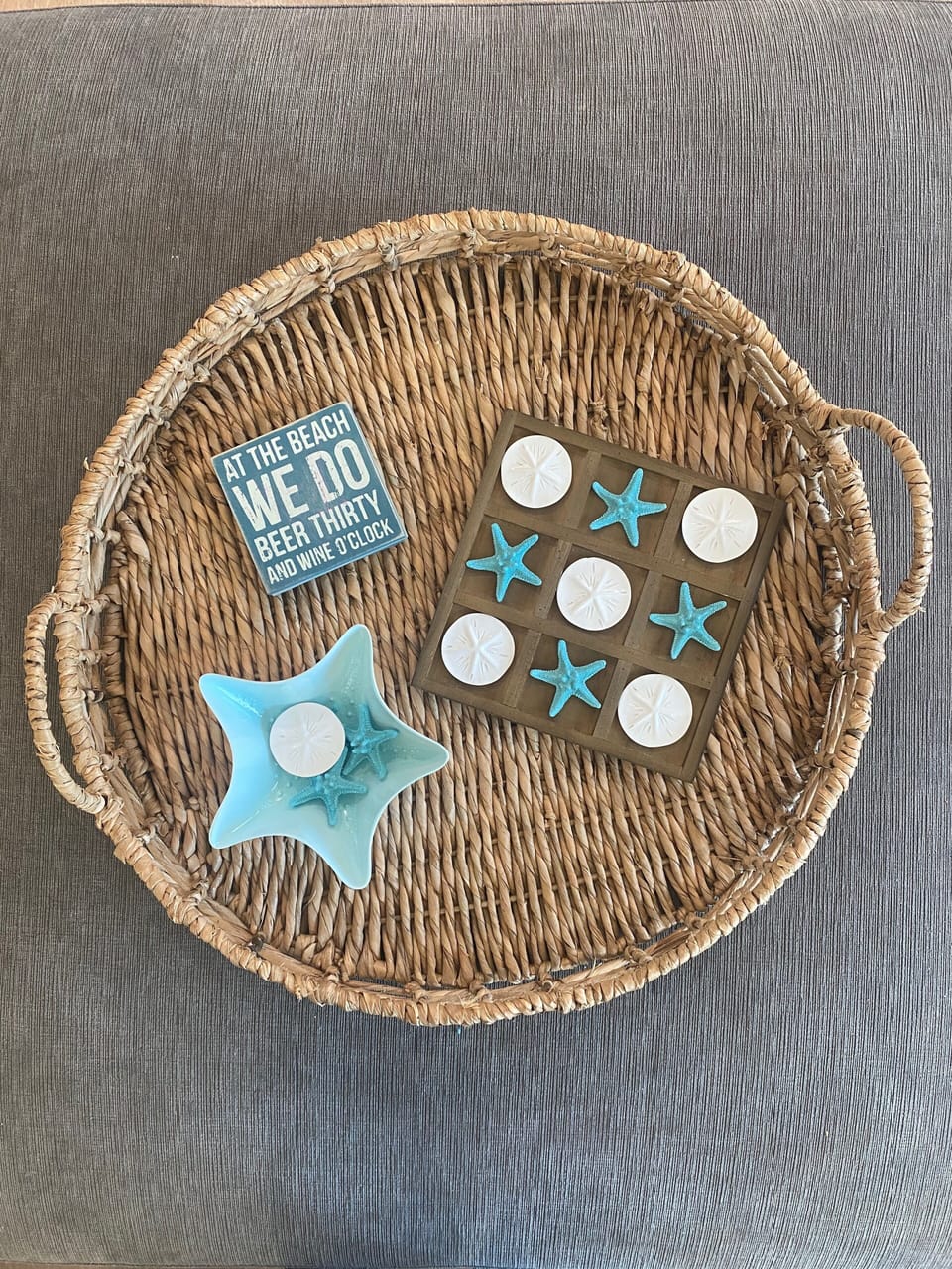 Enjoy beach-inspired decorations and games.