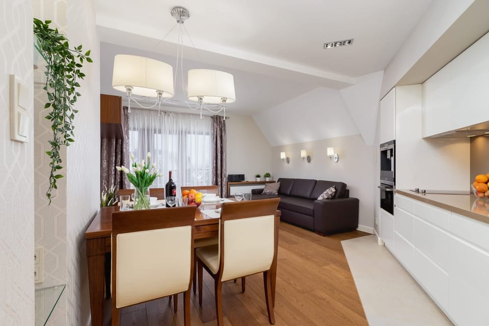 Spacious living room with full equipment. 