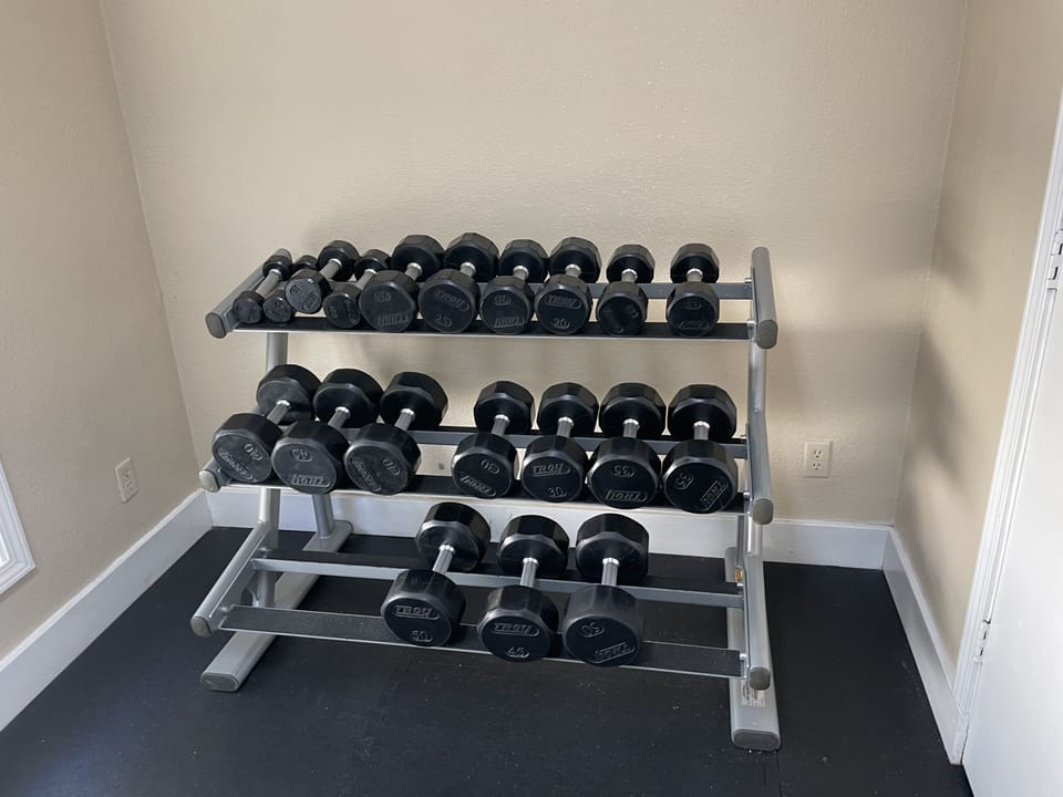 Weights in Community Exercise Room