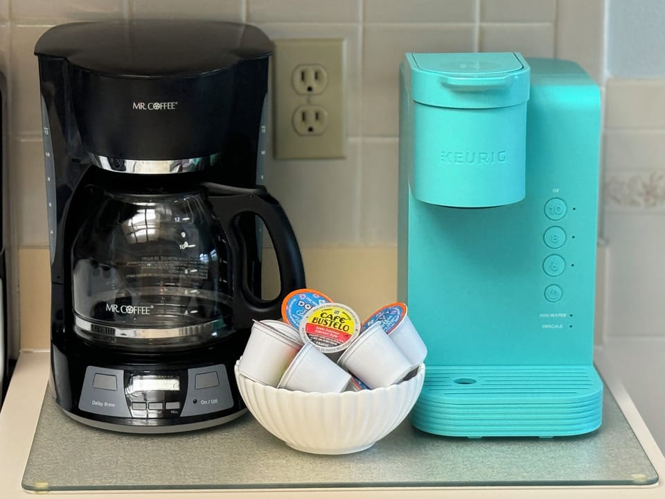 Mr. Coffee drip and Keurig