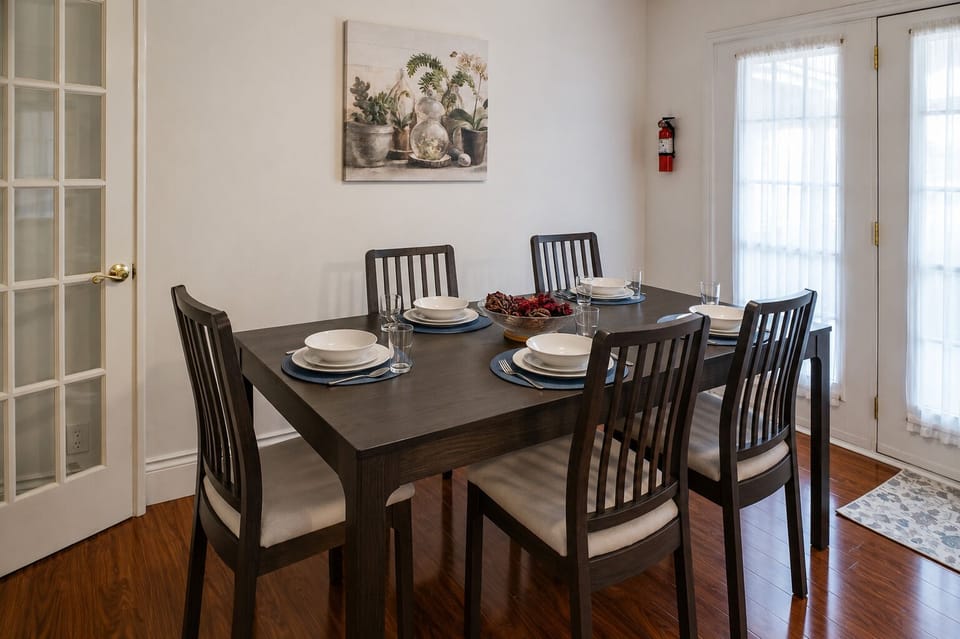 Gather around the table for family meals, wine nights, and vacation memories.