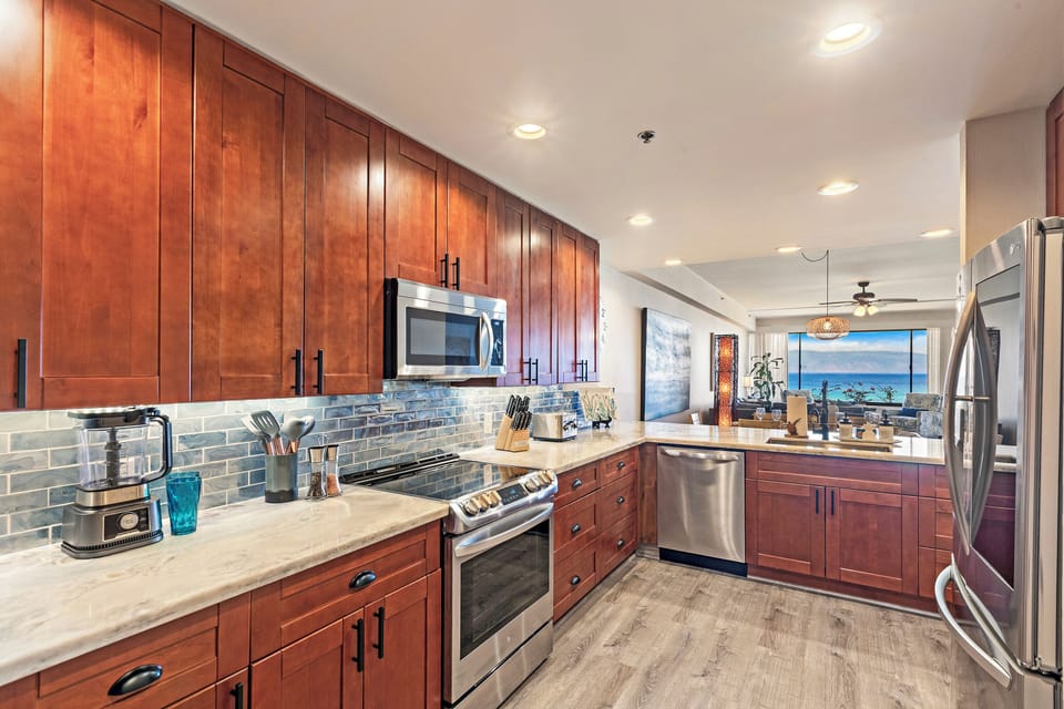 Gourmet Kitchen ready to serve you and your family excellent meals.