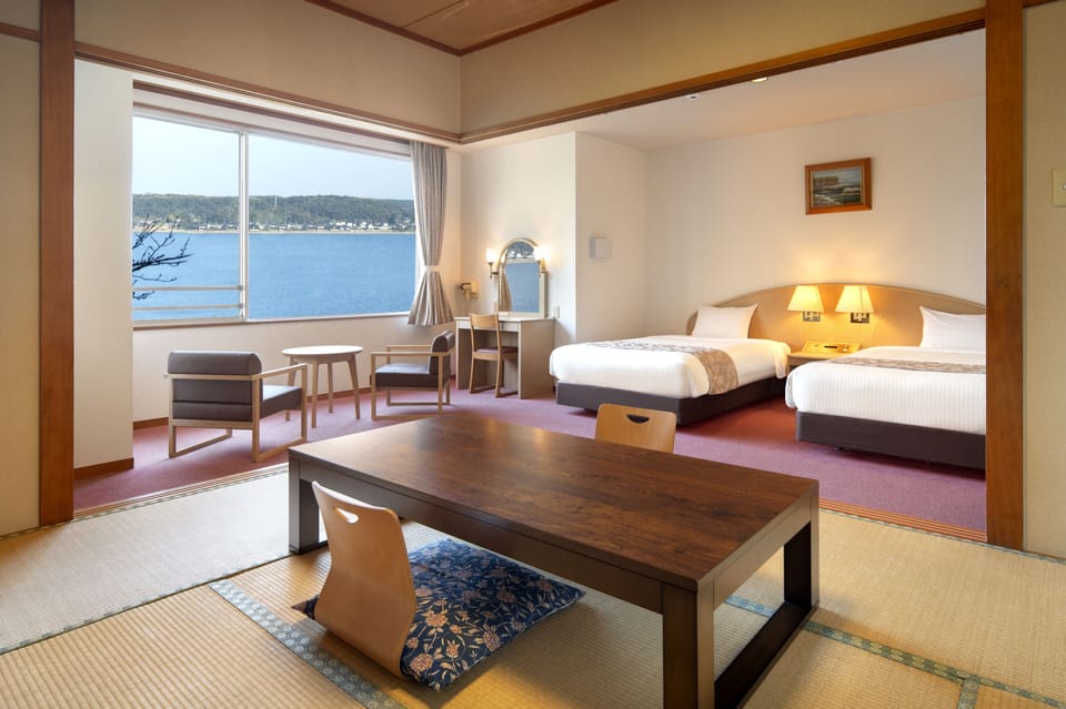 Japanese-Western style Room (With bath) Non Smoking | In-room safe, blackout drapes, WiFi (free)