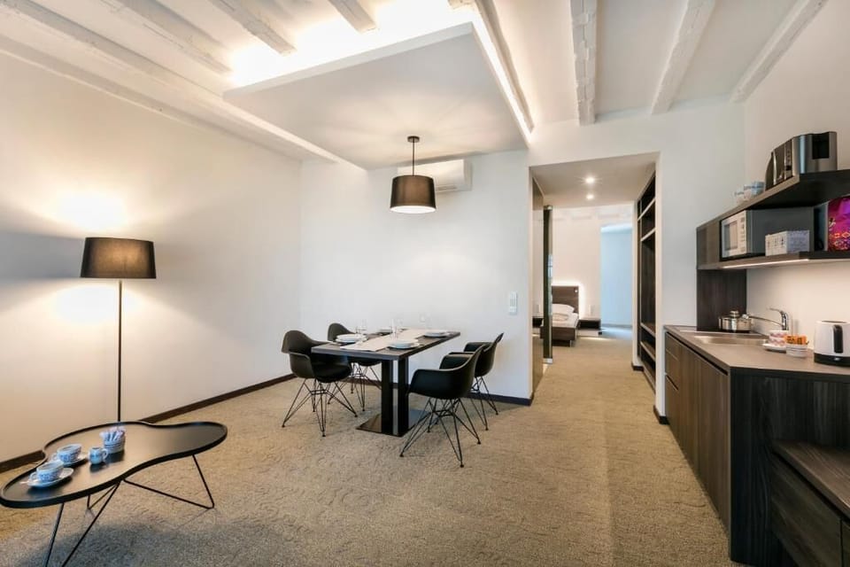 Superior Apartment | Living area | 43-inch flat-screen TV with cable channels, TV