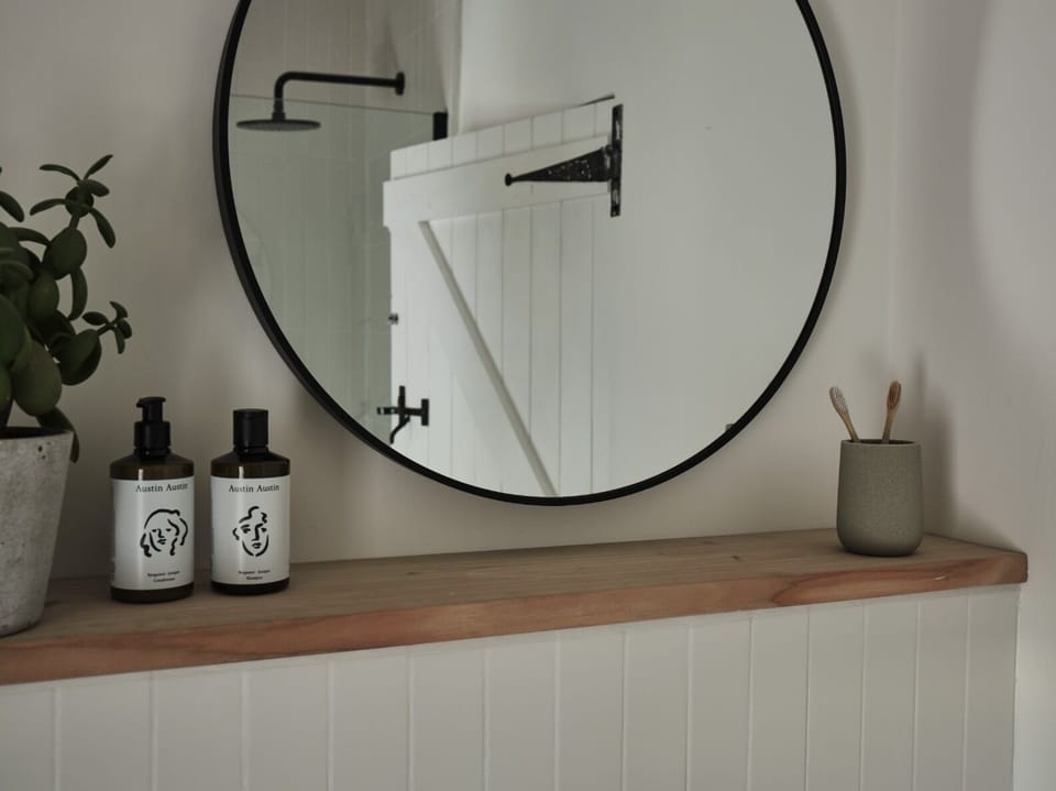 Small but perfectly formed - the bathroom has a walk in shower