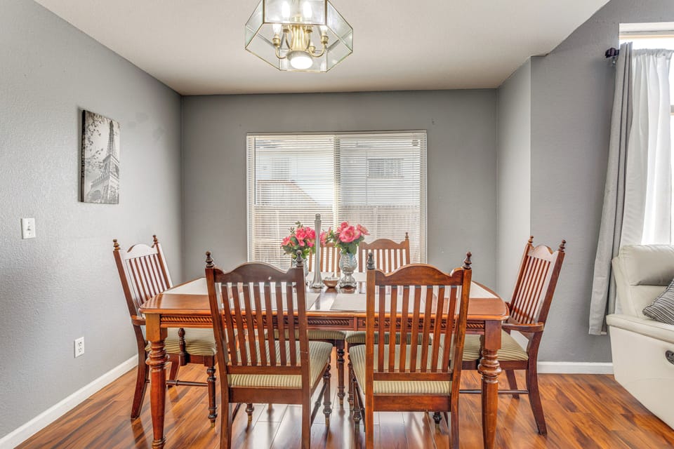 Dining Area | Dishware & Flatware | 1st Floor