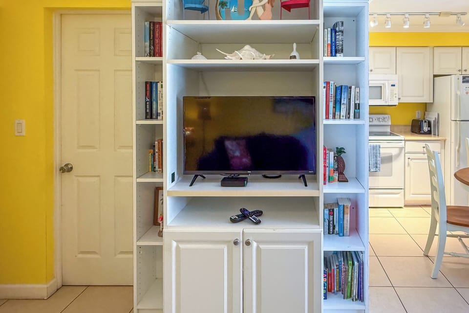 Another Smart TV, with cable, and lots of reading material