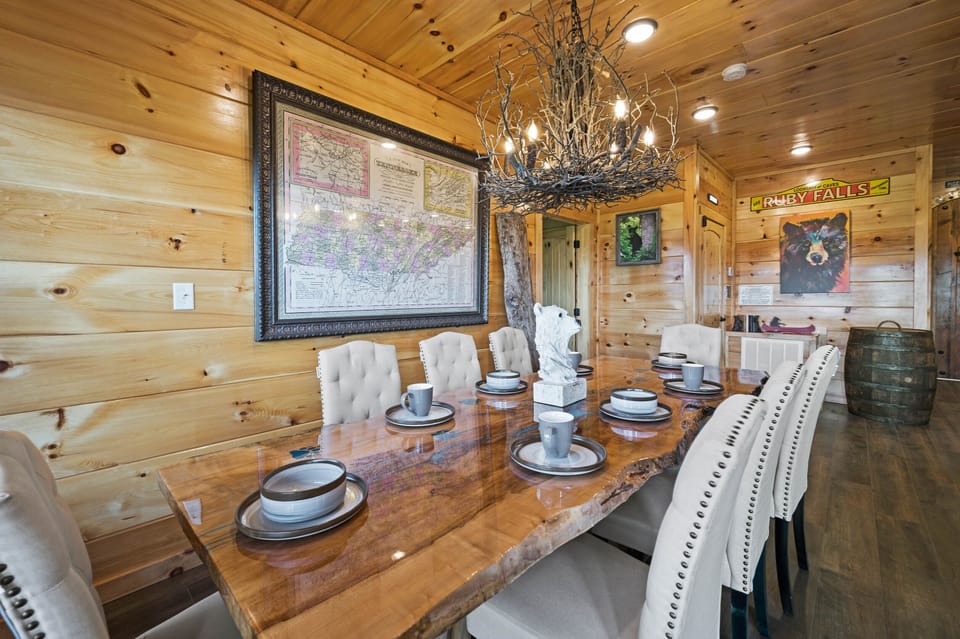 Custom made dining room table