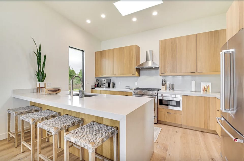 Light filled chef's kitchen.
